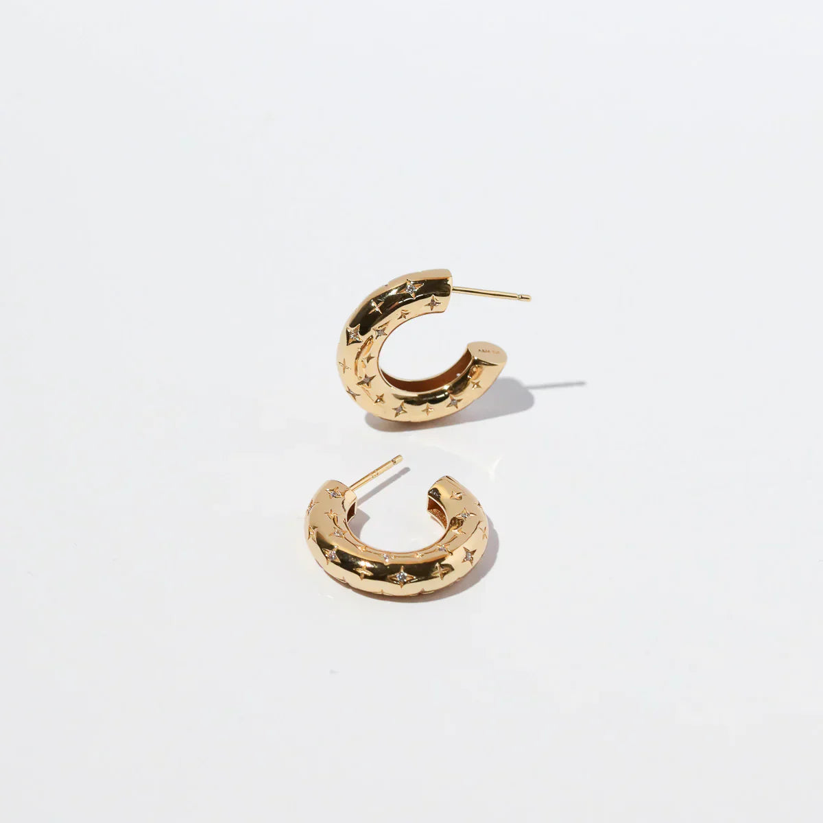 Cosmic Hoop Earrings | Gold
